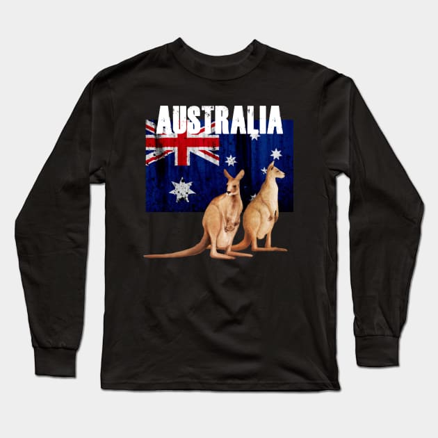 Australia Long Sleeve T-Shirt by Carolina Cabreira